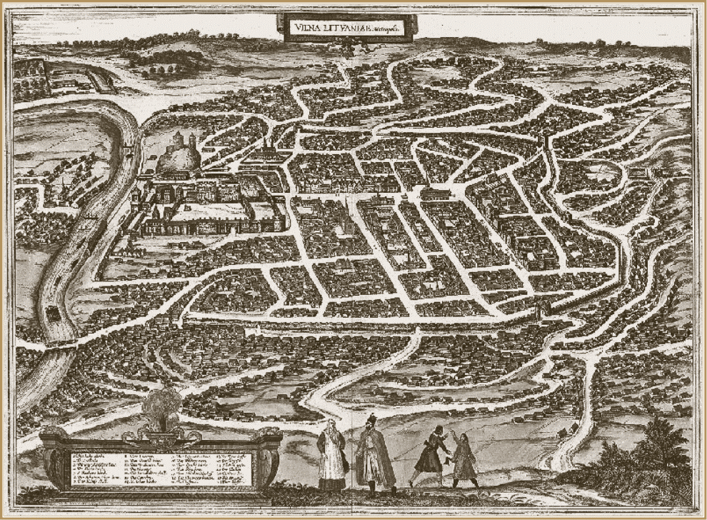 План города Вильно. Европейская гравюра. 1599 г..gif
